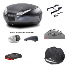 Rear trunk + mounting hardware + accessories  SH48