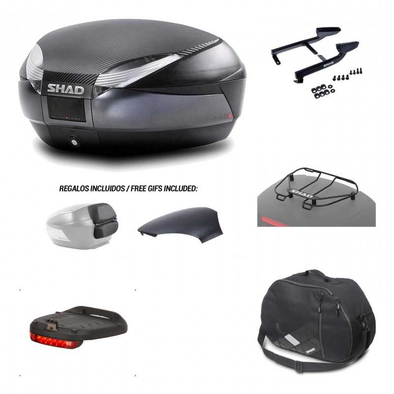 Rear trunk + mounting hardware + accessories  SH48