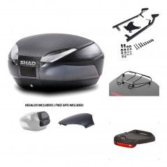 Rear trunk + mounting hardware + accessories  SH48
