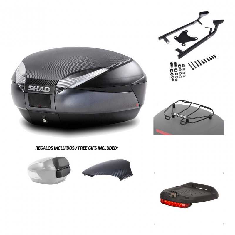 Rear trunk + mounting hardware + accessories  SH48