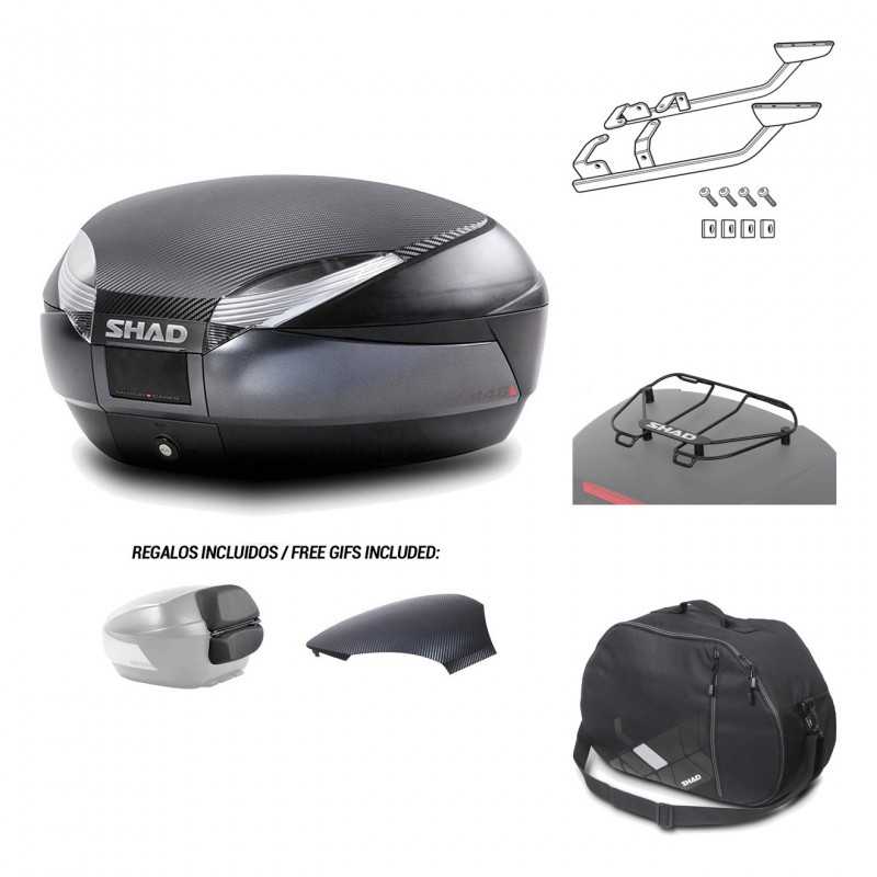 Rear trunk + mounting hardware + accessories  SH48