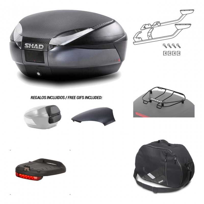 Rear trunk + mounting hardware + accessories  SH48