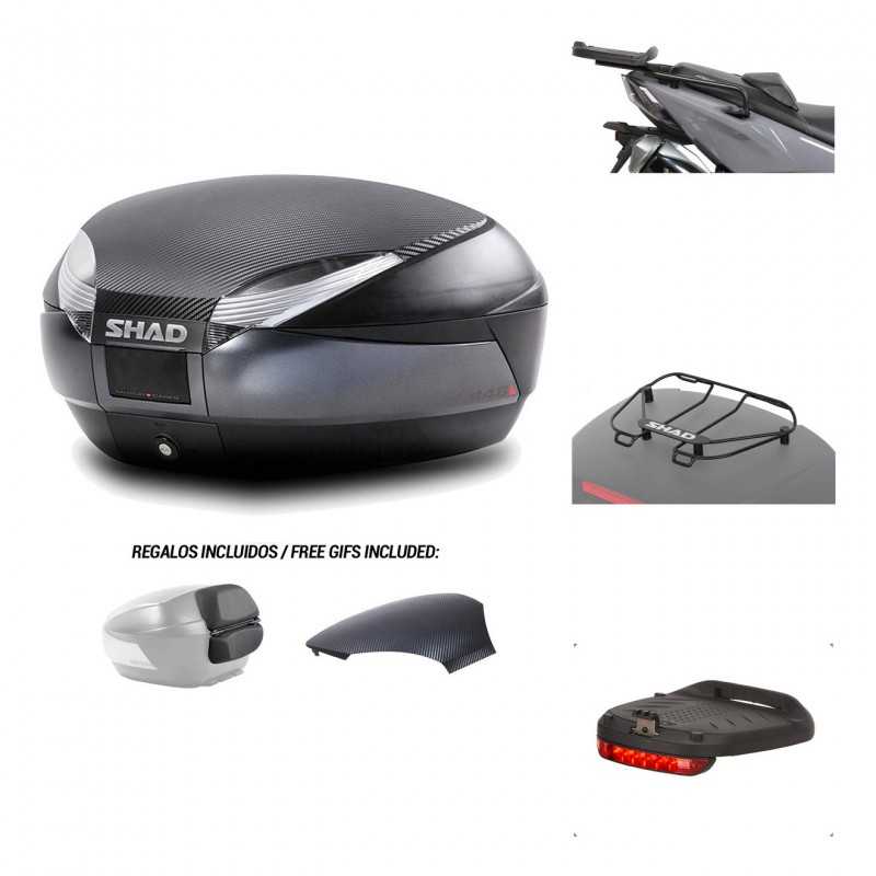 SHAD Baul trasero + herraje montaje accesorios SH48 KIT-181584