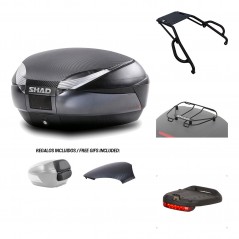 Rear trunk + mounting hardware + accessories  SH48