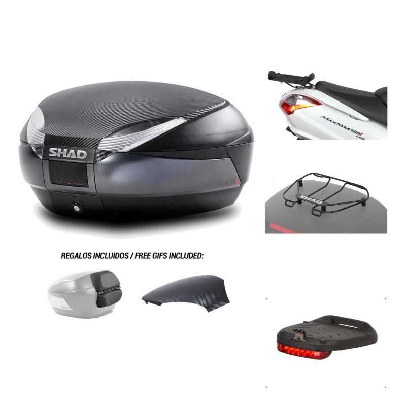 Rear trunk + mounting hardware + accessories  SH48