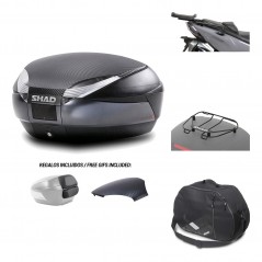SHAD Baul trasero + herraje montaje accesorios SH48 KIT-181585