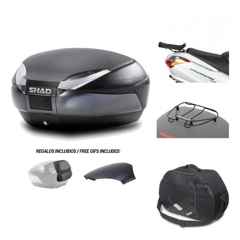 SHAD Baul trasero + herraje montaje accesorios SH48 KIT-181541