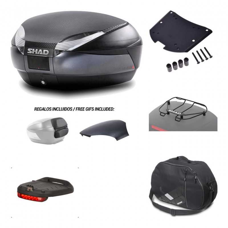 Rear trunk + mounting hardware + accessories  SH48