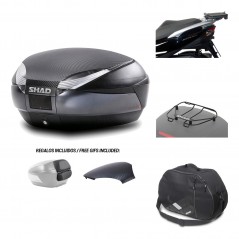 Rear trunk + mounting hardware + accessories  SH48