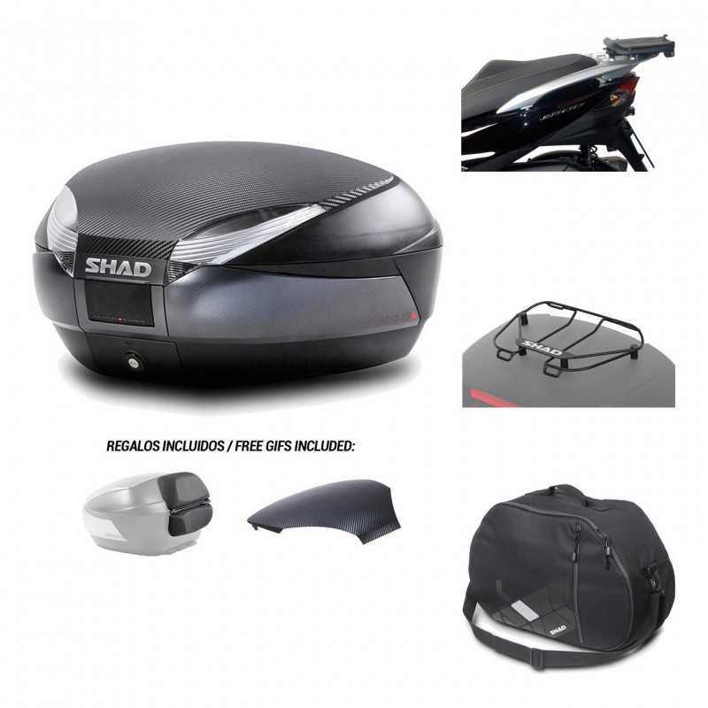 Rear trunk + mounting hardware + accessories  SH48