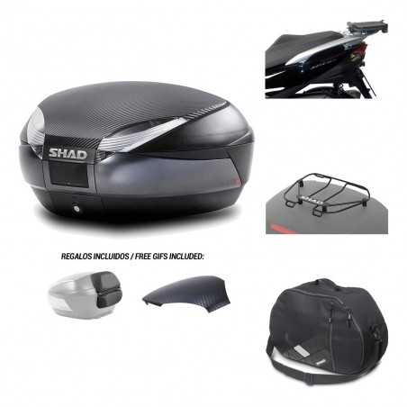 SHAD Baul trasero + herraje montaje accesorios SH48 KIT-181134