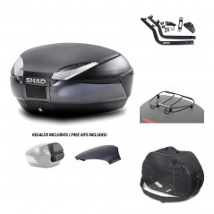 Rear trunk + mounting hardware + accessories  SH48