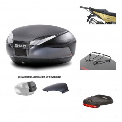 Rear trunk + mounting hardware + accessories  SH48