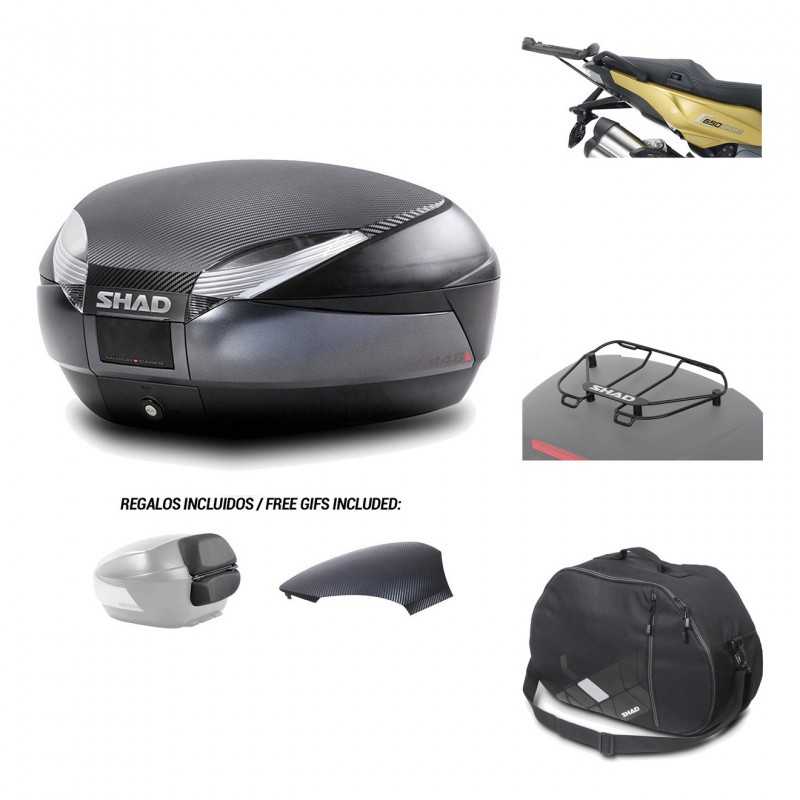 Rear trunk + mounting hardware + accessories  SH48
