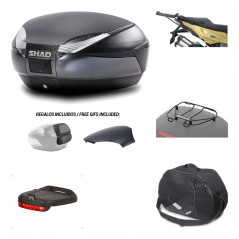 SHAD Baul trasero + herraje montaje accesorios SH48 KIT-181292