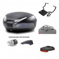 Rear trunk + mounting hardware + accessories  SH48