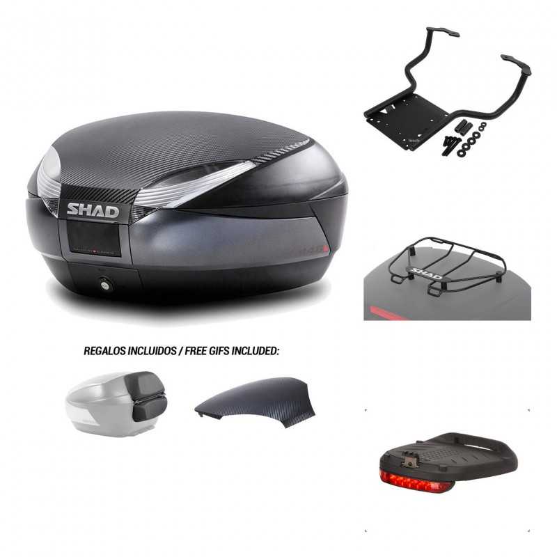 Rear trunk + mounting hardware + accessories  SH48
