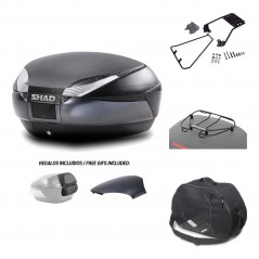 Rear trunk + mounting hardware + accessories  SH48