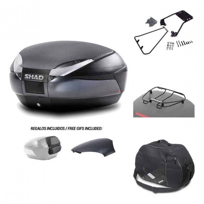 Rear trunk + mounting hardware + accessories  SH48