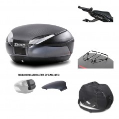 Rear trunk + mounting hardware + accessories  SH48
