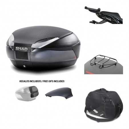SHAD Baul trasero + herraje montaje accesorios SH48 KIT-181139