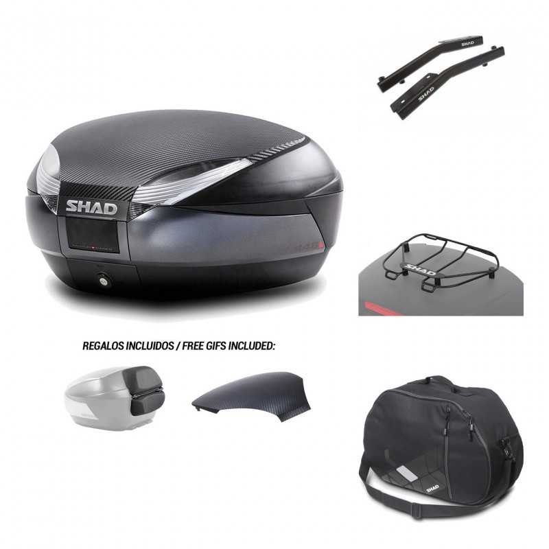 Rear trunk + mounting hardware + accessories  SH48