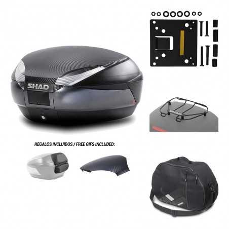 SHAD Baul trasero + herraje montaje accesorios SH48 KIT-181496