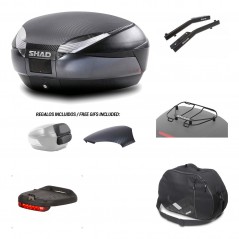Rear trunk + mounting hardware + accessories  SH48