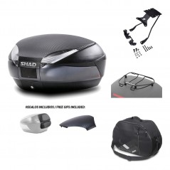 Rear trunk + mounting hardware + accessories  SH48