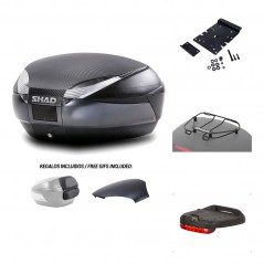 Rear trunk + mounting hardware + accessories  SH48