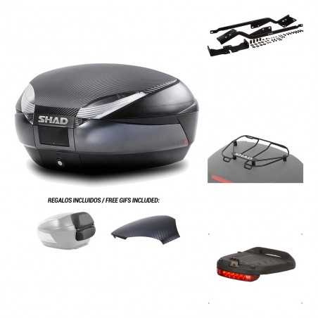 SHAD Baul trasero + herraje montaje accesorios SH48 KIT-181596