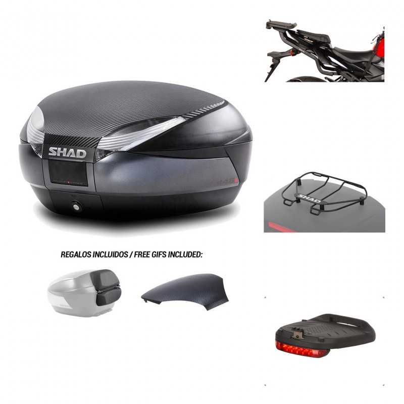 Rear trunk + mounting hardware + accessories  SH48