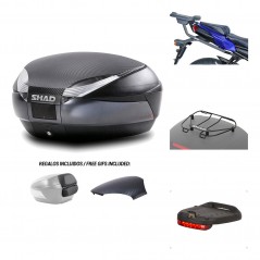 Rear trunk + mounting hardware + accessories  SH48