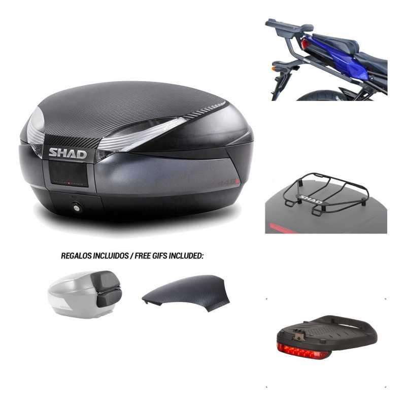 Rear trunk + mounting hardware + accessories  SH48