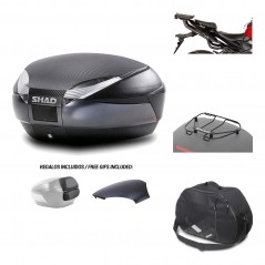 Rear trunk + mounting hardware + accessories  SH48