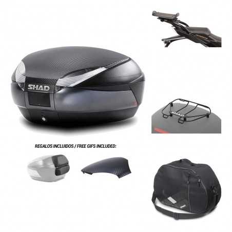 SHAD Baul trasero + herraje montaje accesorios SH48 KIT-181451
