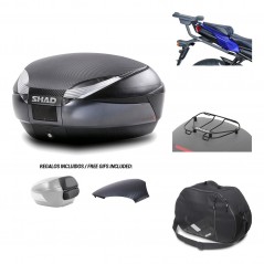 Rear trunk + mounting hardware + accessories  SH48