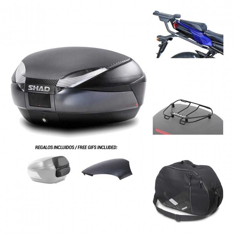 Rear trunk + mounting hardware + accessories  SH48