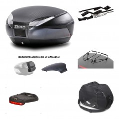 SHAD Baul trasero + herraje montaje accesorios SH48 KIT-181598
