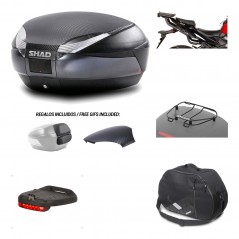 SHAD Baul trasero + herraje montaje accesorios SH48 KIT-181252