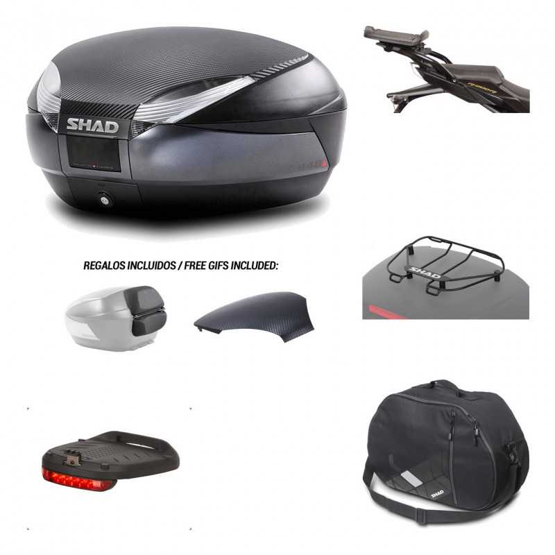 SHAD Baul trasero + herraje montaje accesorios SH48 KIT-181452