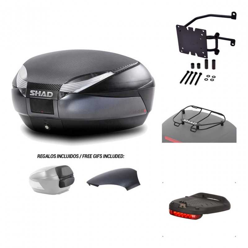 Rear trunk + mounting hardware + accessories  SH48
