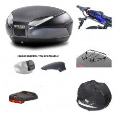 Rear trunk + mounting hardware + accessories  SH48
