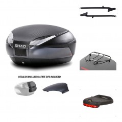Rear trunk + mounting hardware + accessories  SH48