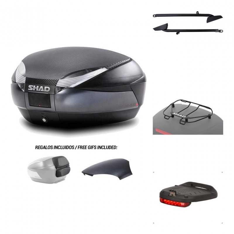 Rear trunk + mounting hardware + accessories  SH48