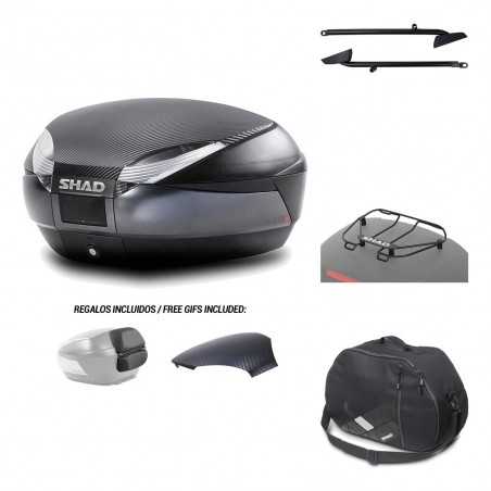 Rear trunk + mounting hardware + accessories  SH48