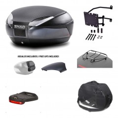 Rear trunk + mounting hardware + accessories  SH48