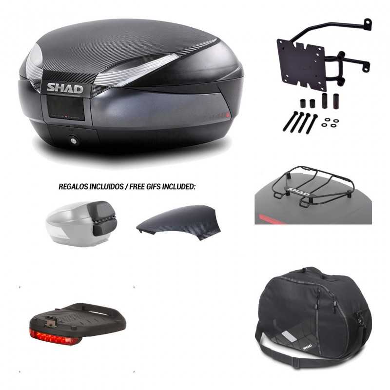 Rear trunk + mounting hardware + accessories  SH48