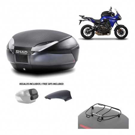 SHAD Baul trasero + herraje montaje parrilla portabultos superior SH48 KIT-181559