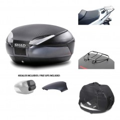 Rear trunk + mounting hardware + accessories  SH48
